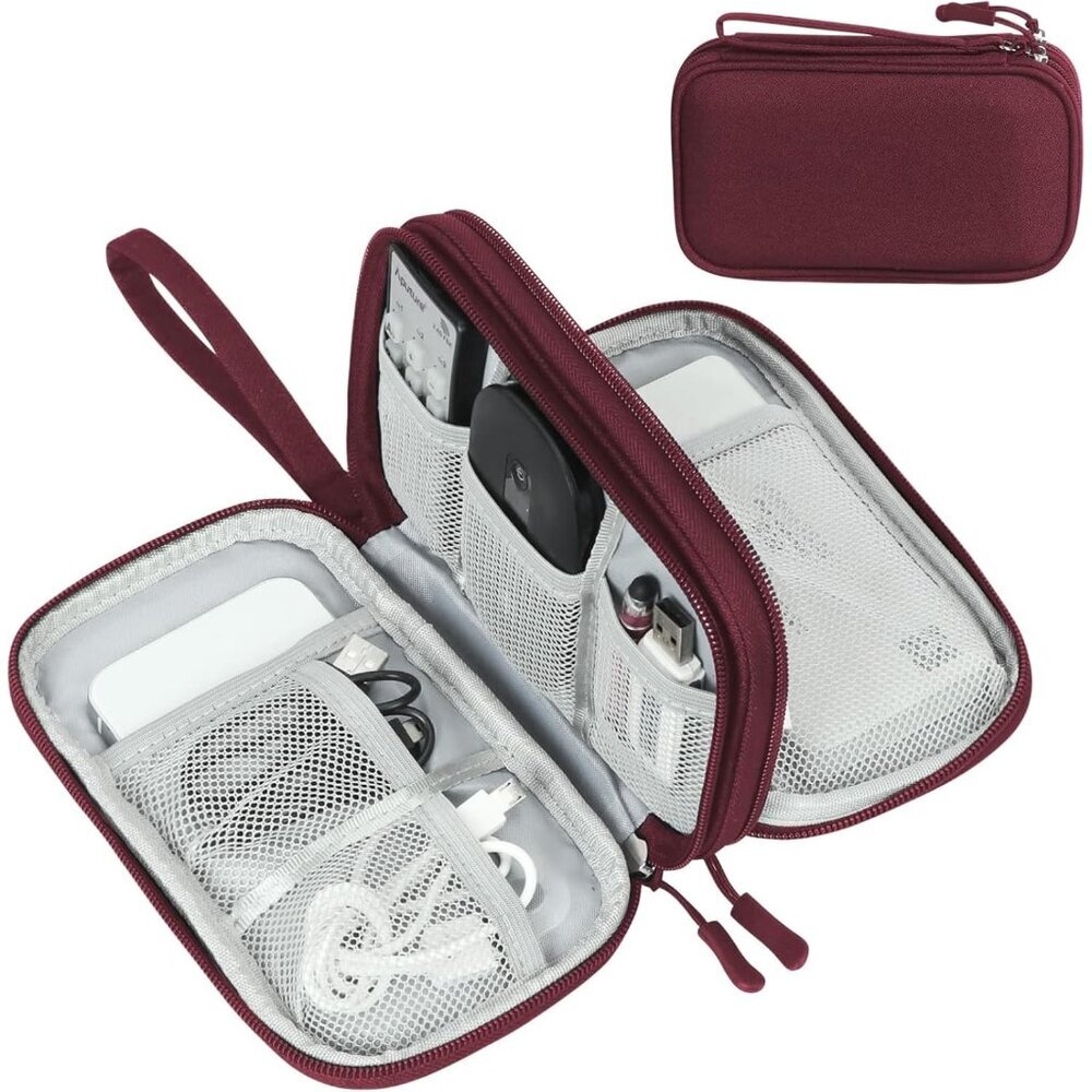 Electronic Organizer, Travel Cable Organizer Bag Pouch Electronic Accessories Ca